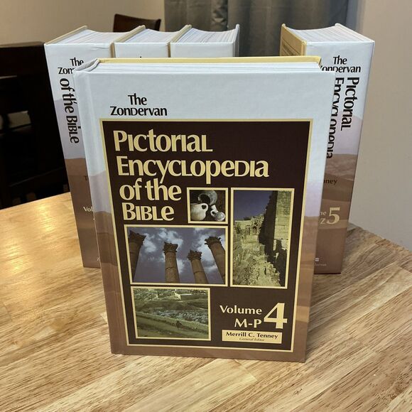 Zondervan Pictorial Encyclopedia of the Bible Volume 1-5 (1975) - Like New - Picture 14 of 16